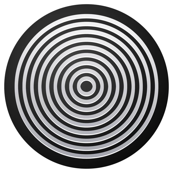 Abstract concentrische cirkels achtergrond — Stockvector