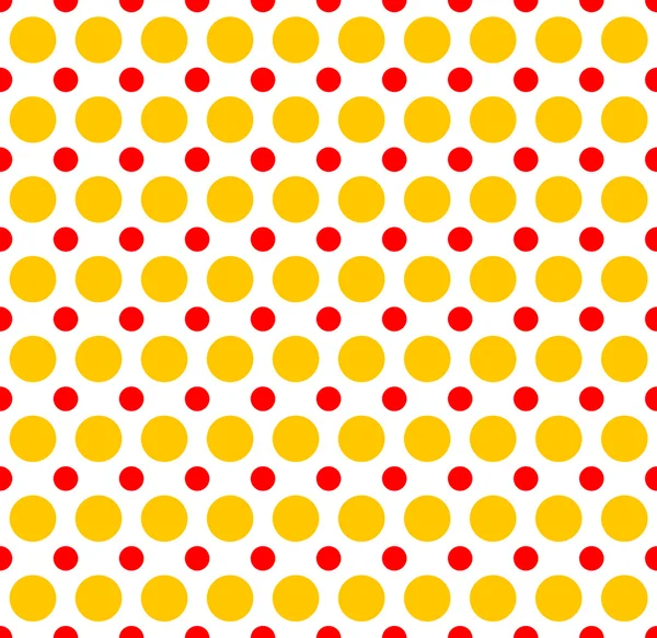 Polka dot patroon achtergrond. — Stockvector