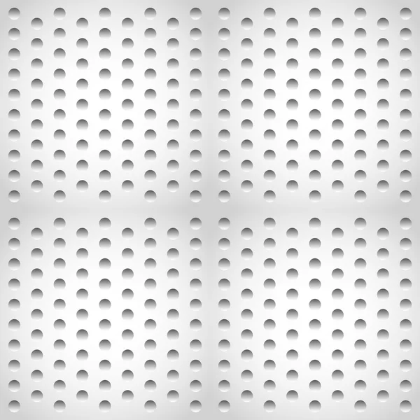 Fondo metálico perforado abstracto — Vector de stock