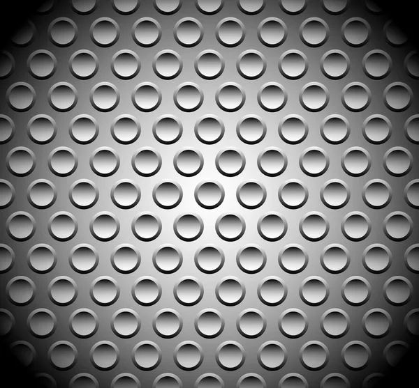 Abstract perforated metal background — Stock Vector