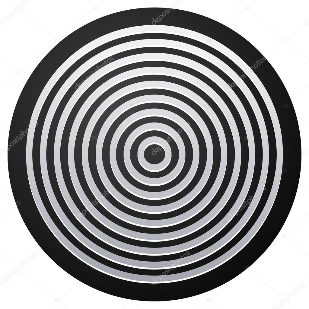 Abstract concentric circles background