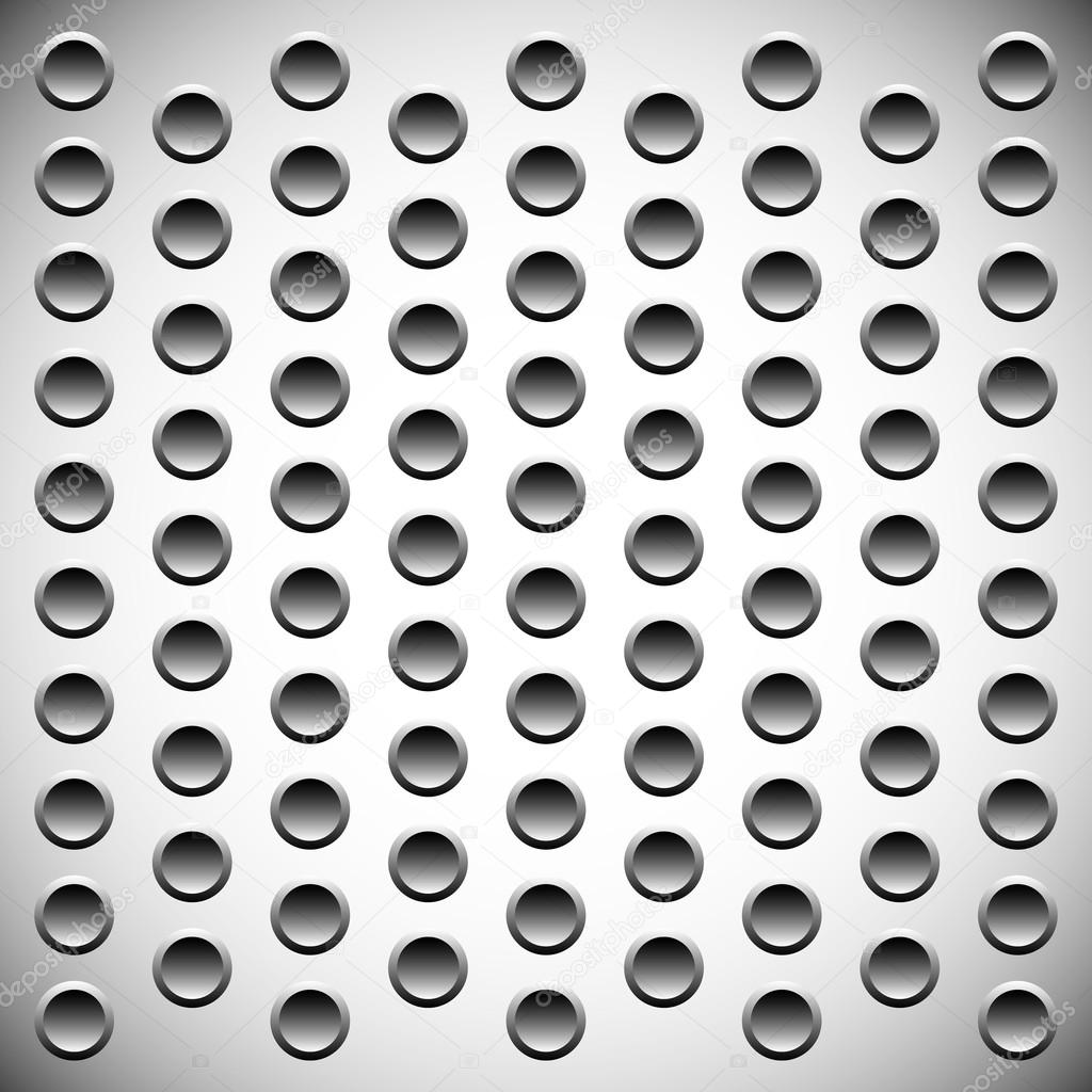 Abstract perforated metal background