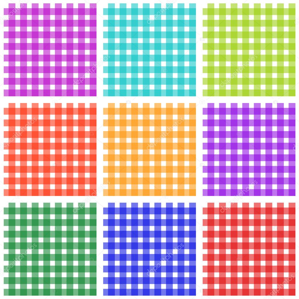 colorful checkered abstract patterns