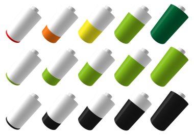 pil seviye göstergesi Icons set