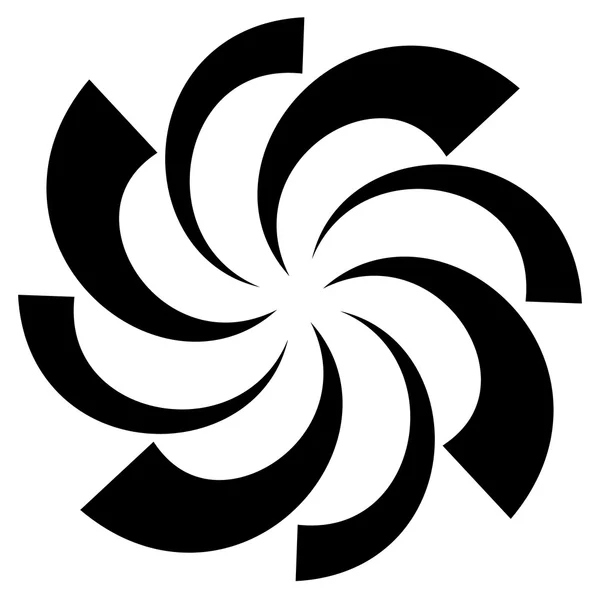 Forma espiral abstracta — Archivo Imágenes Vectoriales