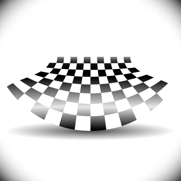 Abstract checkered flag — Stock Vector