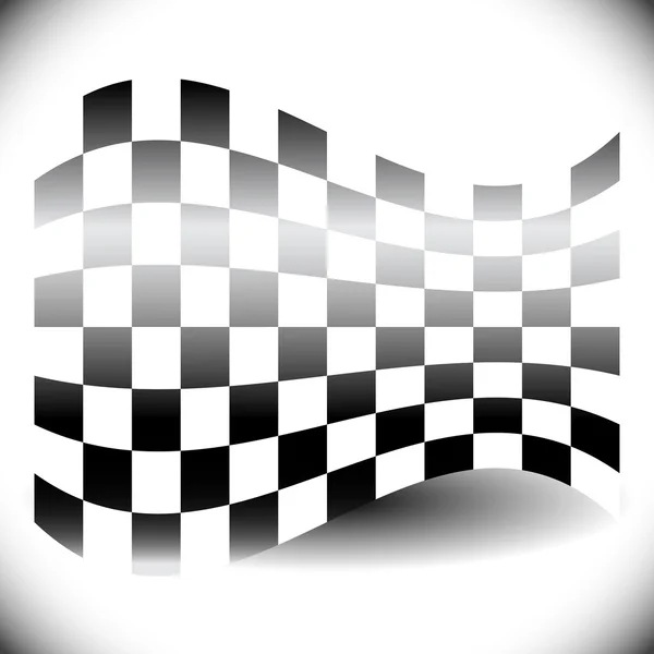 Abstract checkered flag — Stock Vector