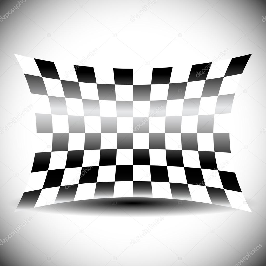 Abstract checkered flag
