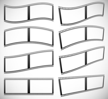 Film seti, fotoğraf kavramı şeritler