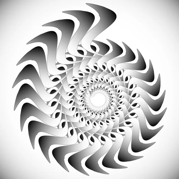 抽象的旋转形状，元素 — 图库矢量图片
