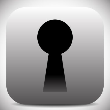 Anahtar deliği, kilit simgesi, simgesi