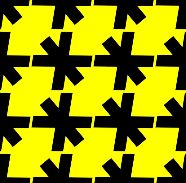 Muster abstrakter Kreuzformen — Stockvektor