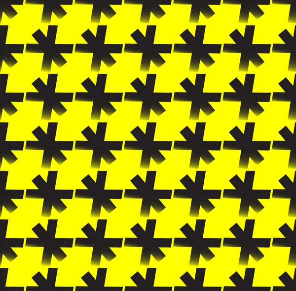 Muster abstrakter Kreuzformen — Stockvektor