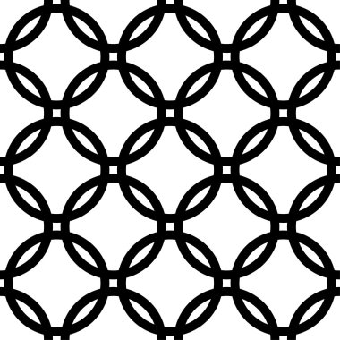 İç içe daireler soyut desen