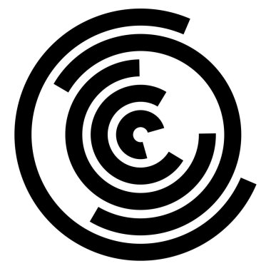 Arka plan soyut eşmerkezli daireler