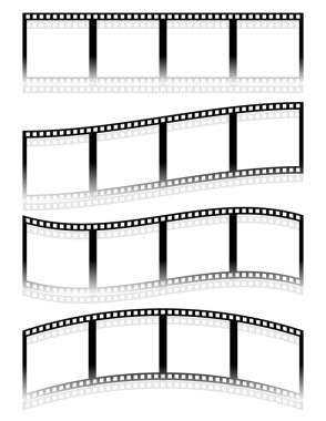 film şeritleri, film seti bantlar