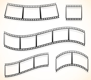 film şeritleri, film seti bantlar