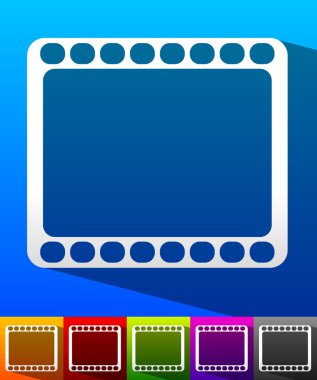 Film şeridi simge seti