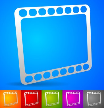 Film şeridi simge seti