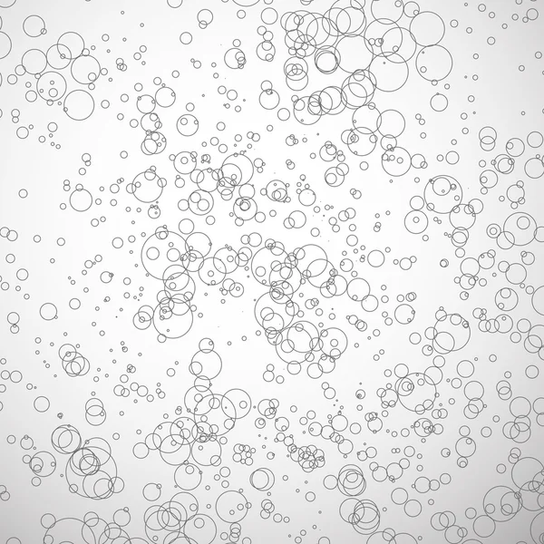 Modèle abstrait de cercles aléatoires . — Image vectorielle