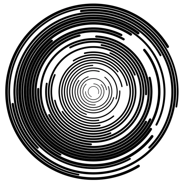 Abstrakte konzentrische Kreise Hintergrund — Stockvektor