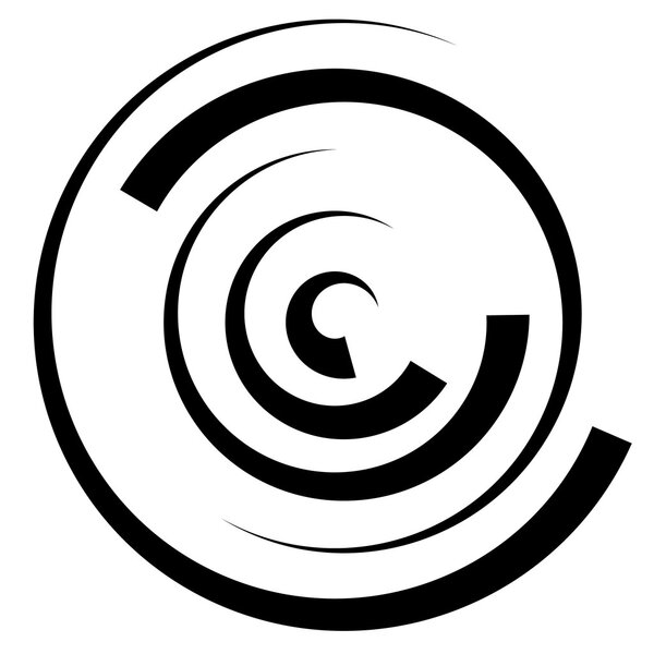 abstract concentric circles background