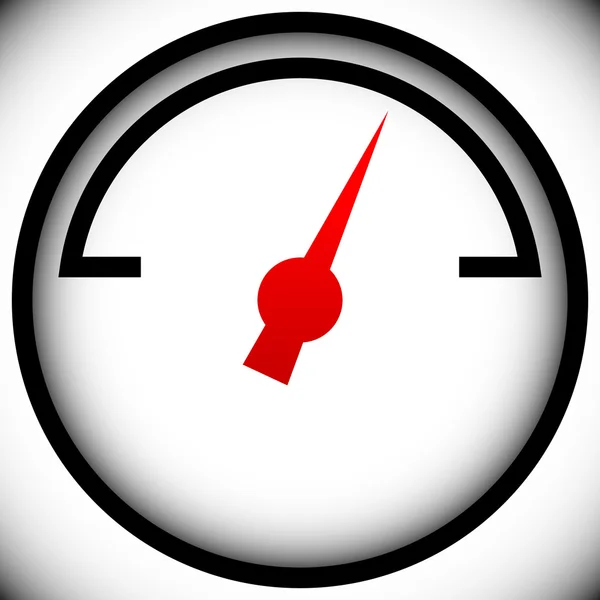 Manómetro, plantilla de dial — Vector de stock