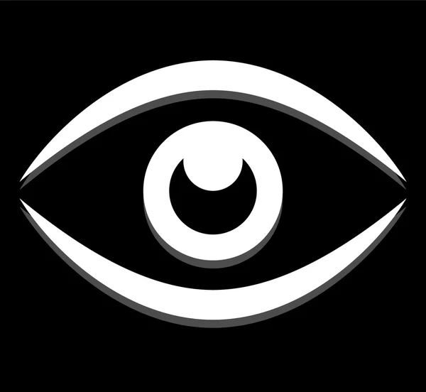 Oko, vidění znamení, symbol — Stockový vektor