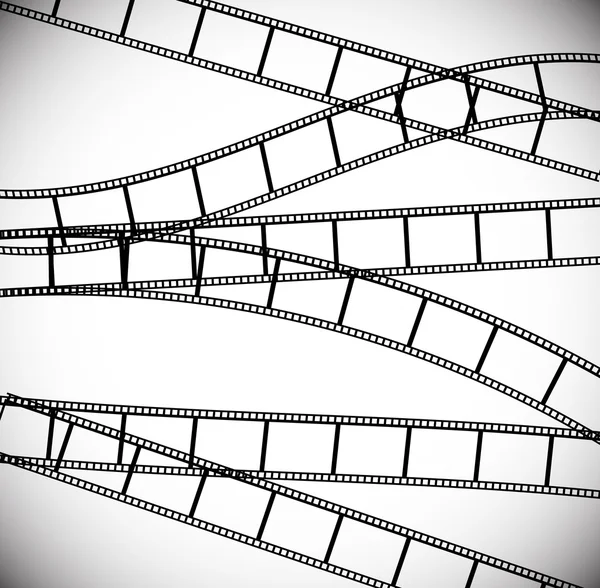 Filmové pásky, filmové pásky sada — Stockový vektor