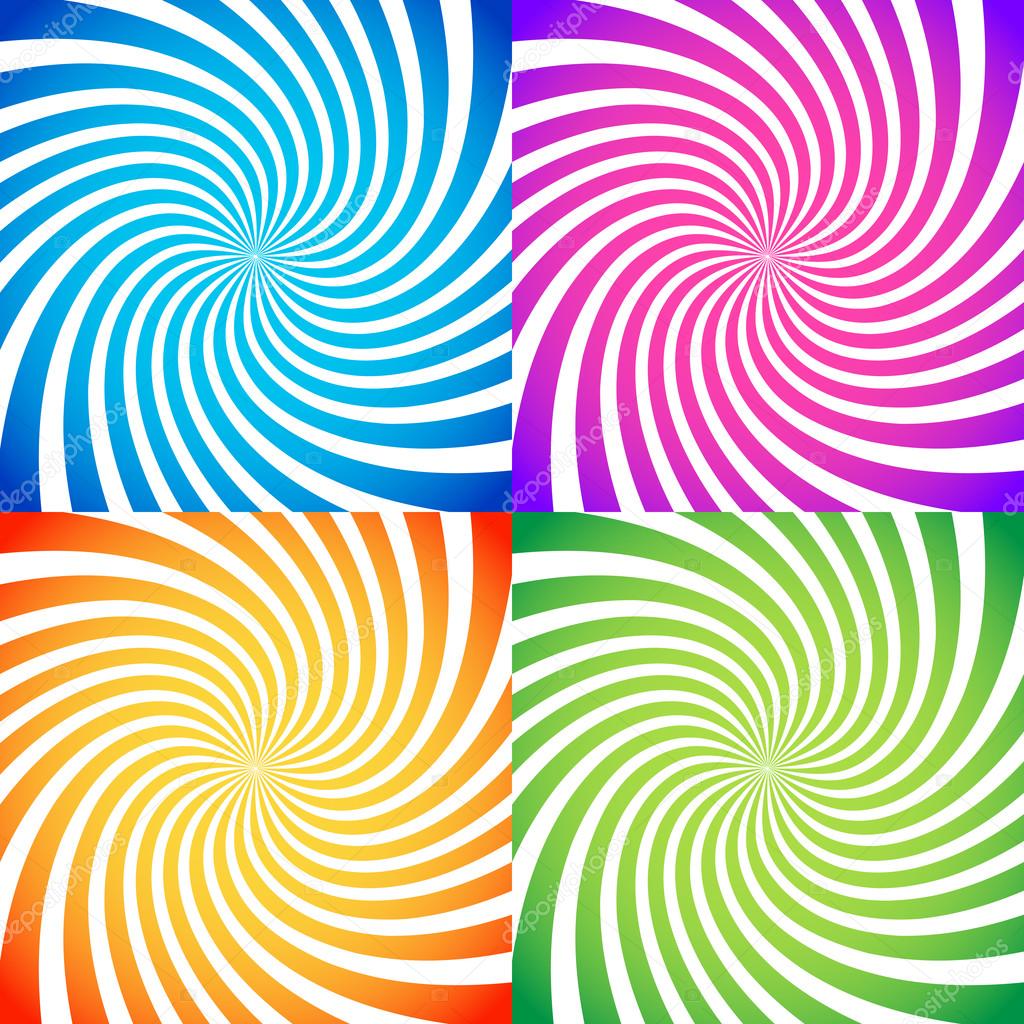 colorful abstract backgrounds set