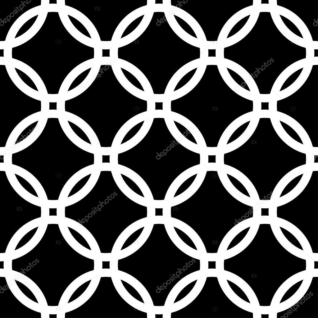 Interlocking circles abstract pattern