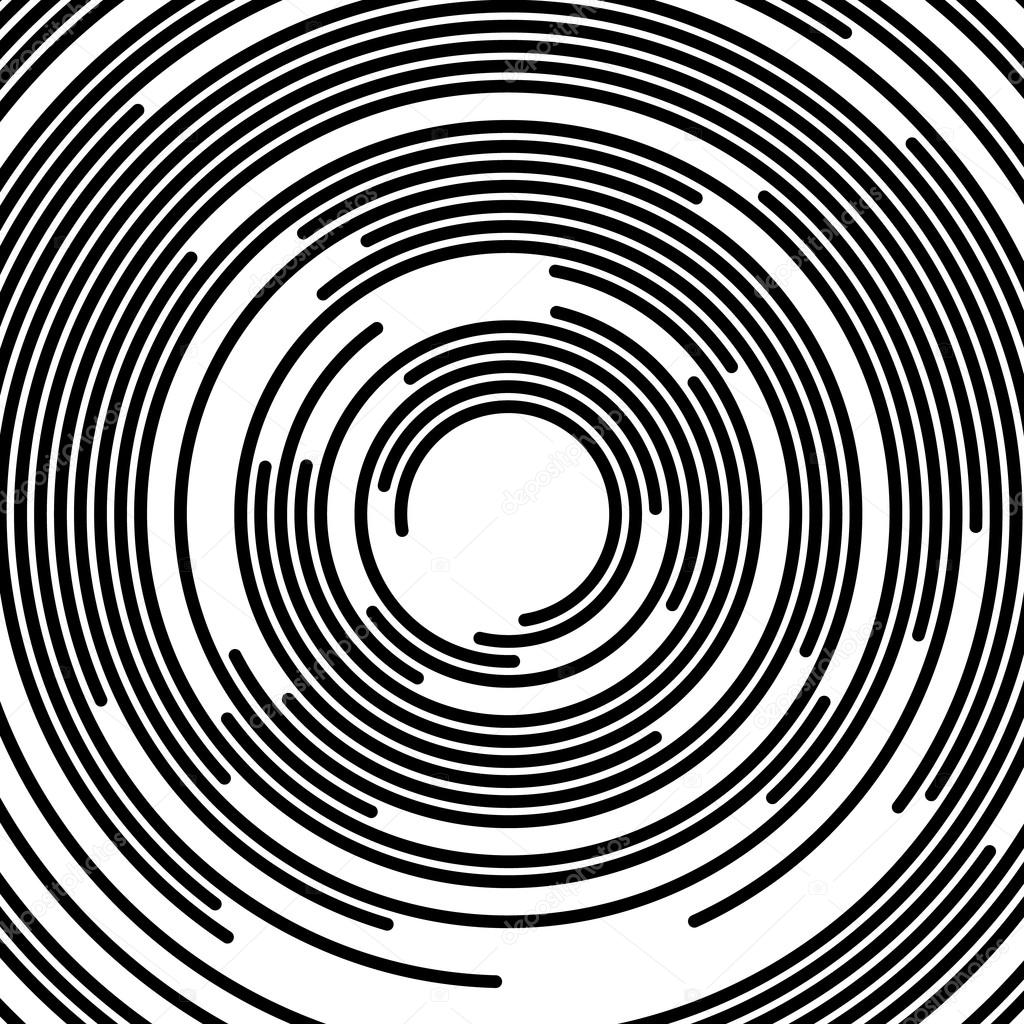 abstract concentric circles background