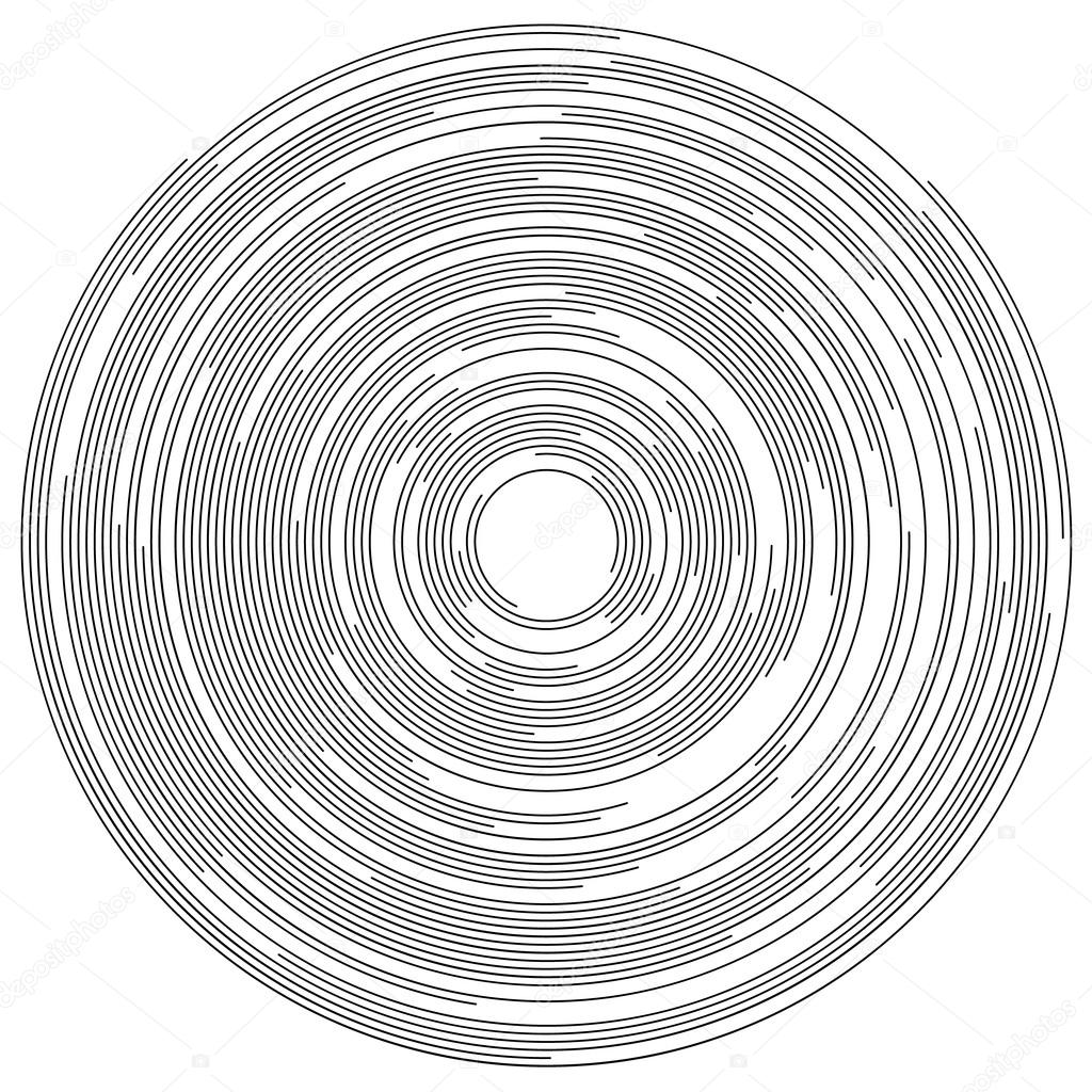 abstract concentric circles background