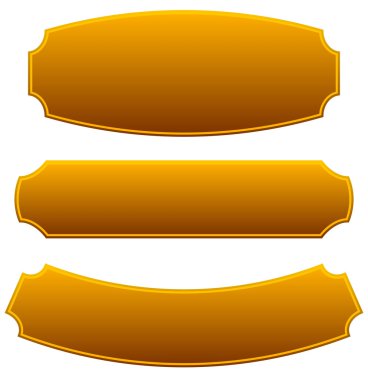 dikdörtgen plak, afiş kümesi