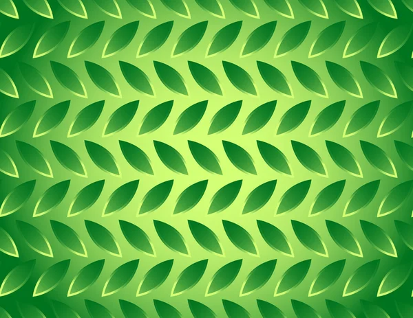 Fondo de hojas verdes abstractas — Vector de stock