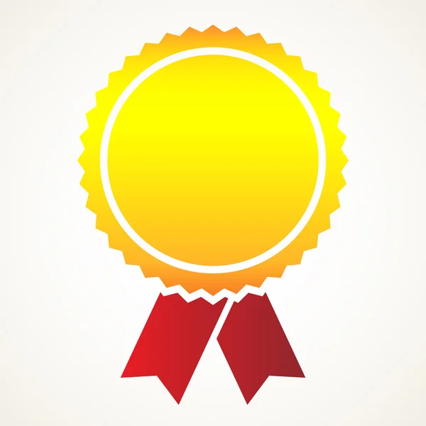 Badge, award, rosett ikonen — Stock vektor