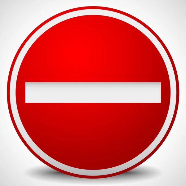 Stop No Entry Printable Sign