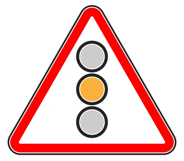 Semafor, semafor znamení — Stockový vektor