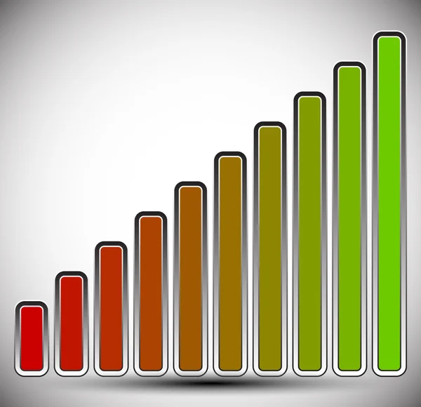 Signaal sterkte indicator sjabloon — Stockvector