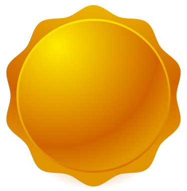 Altın ve bronz mühür, rozet