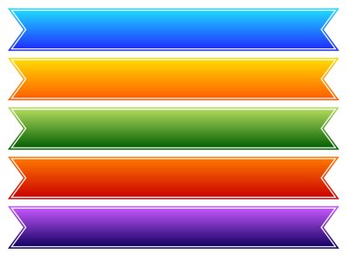 Afiş, şerit arka planlar kümesi.