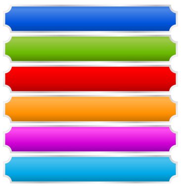 Boş afiş, düğme kümesi