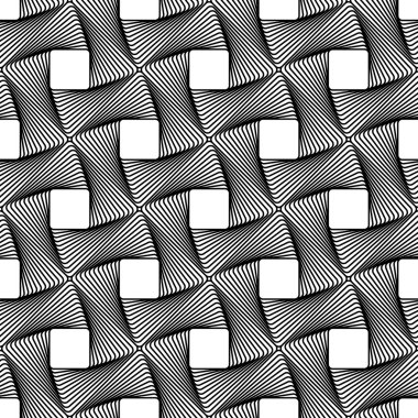 soyut iç içe satır deseni