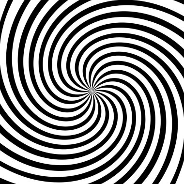 Spiral, vortex, swirl or twirl graphic clipart