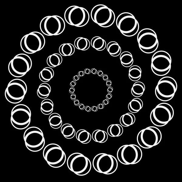 Fundo circular abstrato — Vetor de Stock