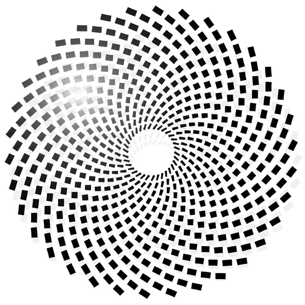 抽象的な円形のモザイク要素 — ストックベクタ