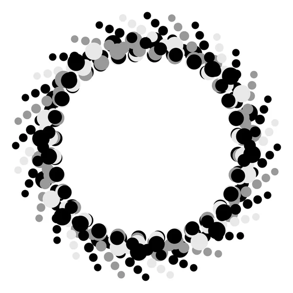 Gepunktetes abstraktes Element, Kreise — Stockvektor