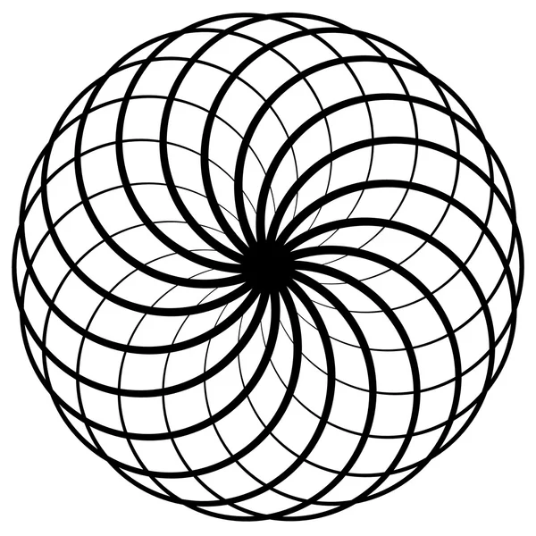 Абстрактный круговой шаблон — стоковый вектор