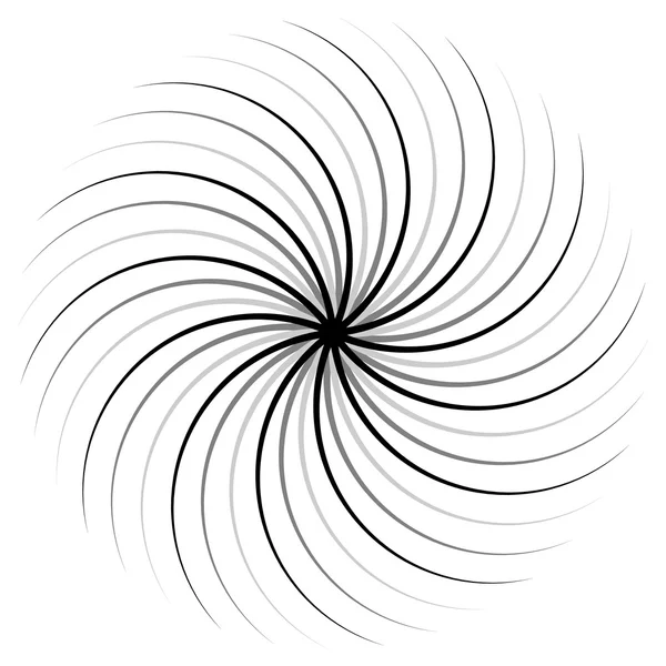Спираль, вихрь, завихрение или вращение графика — стоковый вектор