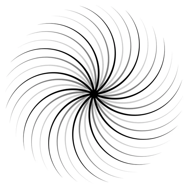 Gráfico em espiral, vórtice, redemoinho ou giro —  Vetores de Stock